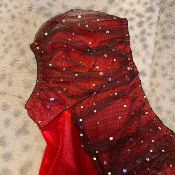 Very full tulle tutu with velour bodysuit. - Picture 5 of 13